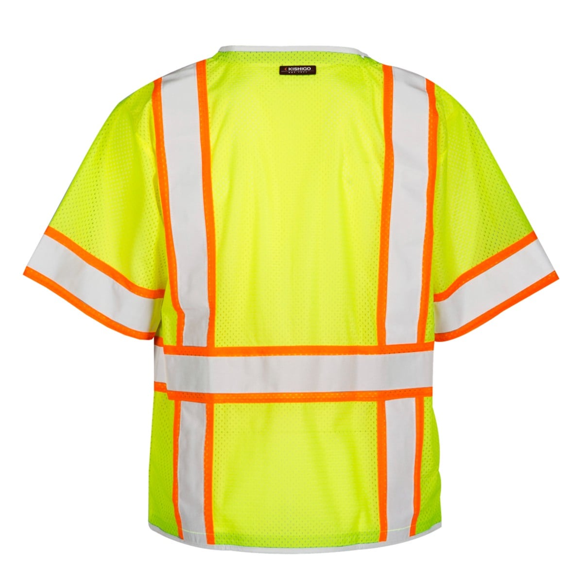 ML Kishigo Class 3 Heavy Duty Safety Vest in Lime
